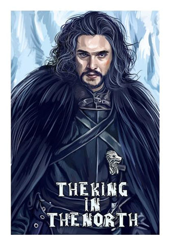 PosterGully Specials, the king in the north Wall Art