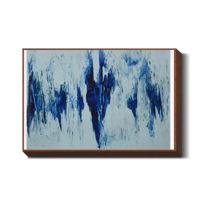 Blue strokes Wall Art