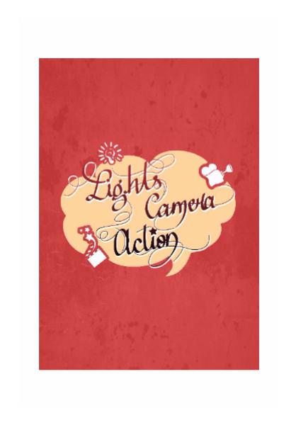 PosterGully Specials, Lights Camera Action Wall Art