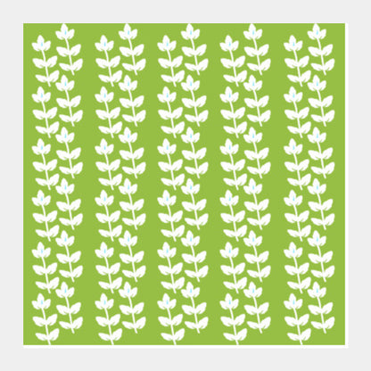 Square Art Prints, Leaf/Leaves Doodle Pattern Nature Square Art Prints