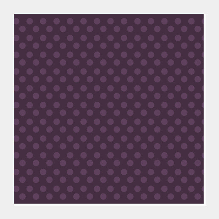 Purple Dots Square Art Prints