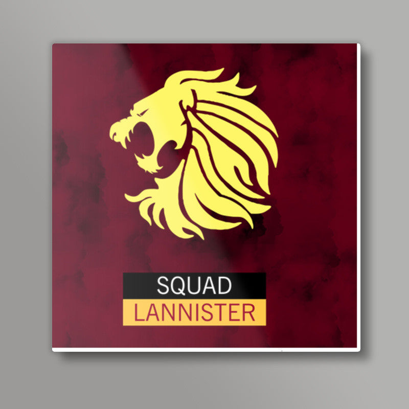 Squad Lannister | Game of Thrones  Square Art Prints