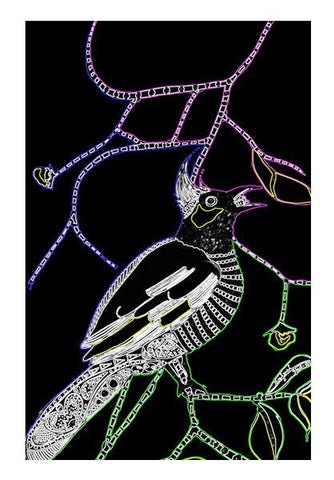 PosterGully Specials, Bulbul (neon sign) Wall Art
