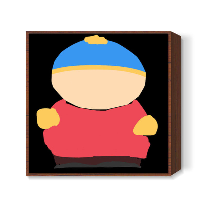 Eric Cartman South Park Minimal Doodle Artwork (Cartoon/TV Series) Square Art Prints