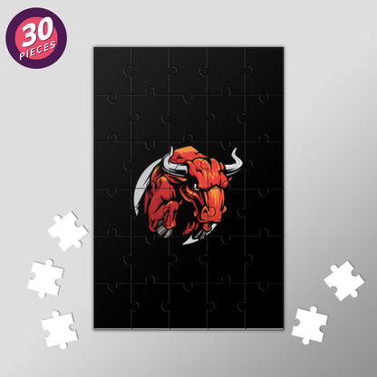 Bull Mascot Jigsaw Puzzles