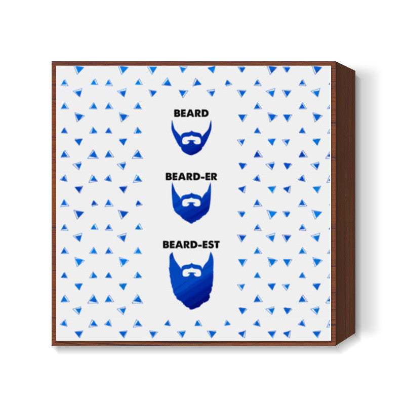 Beard Grammer Square Art Prints