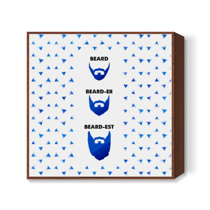 Beard Grammer Square Art Prints