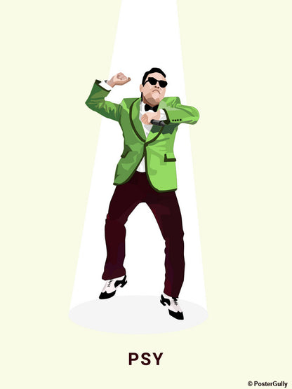 Wall Art, PSY Gangnam Style Artwork