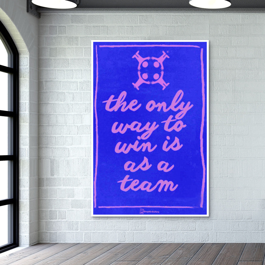 Work As a Team Wall Art