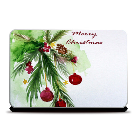 Laptop Skins, Merry Christmas Laptop Skin l Artist: Seema Hooda, - PosterGully