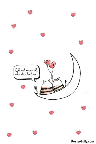 Wall Art, Chand ki Chandni Love Art