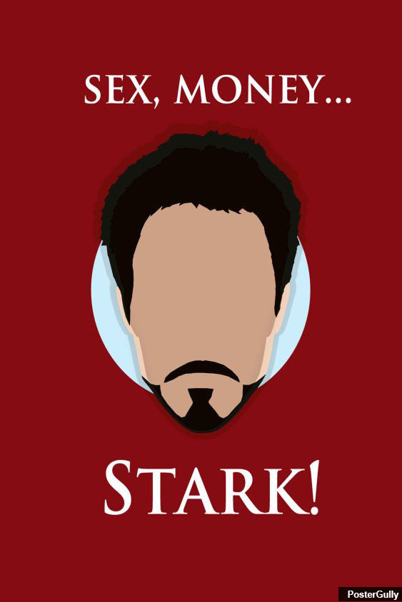 Brand New Designs, Ironman Dark Red Minimal Artwork