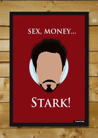 Brand New Designs, Ironman Dark Red Minimal Artwork