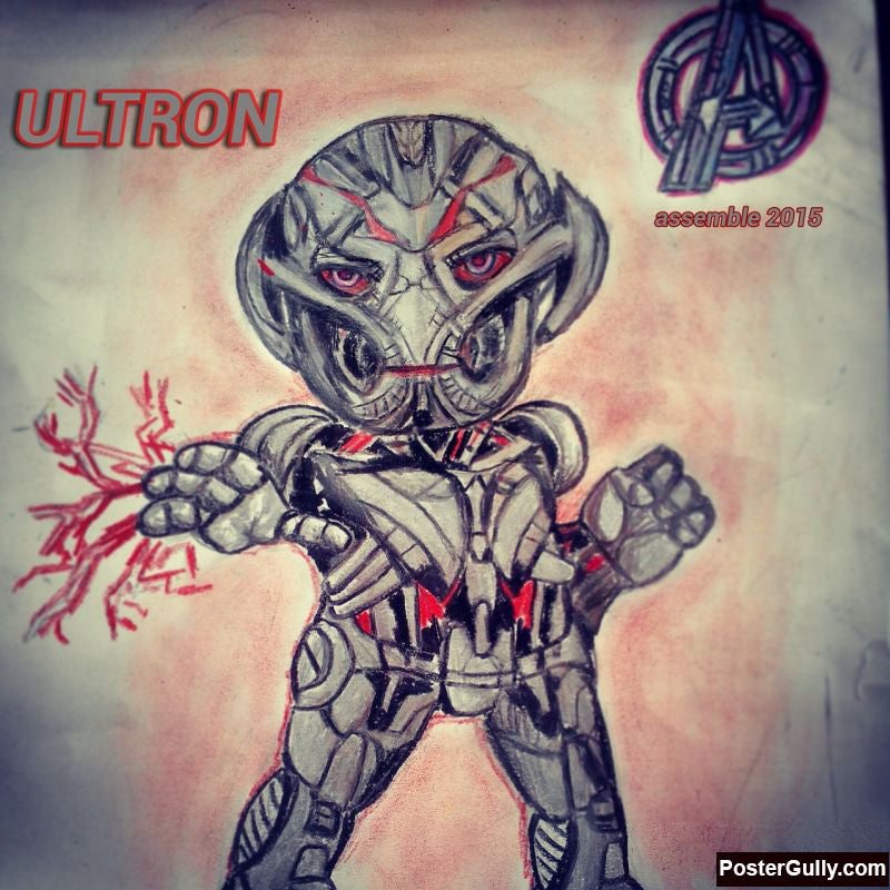 Square Art Prints, Ultron Artwork