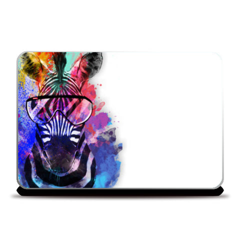 zebra art Laptop Skins