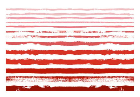 PosterGully Specials, Uneven Red Stripes  Wall Art
