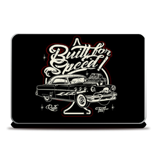 Built For Speed Car Laptop Skins