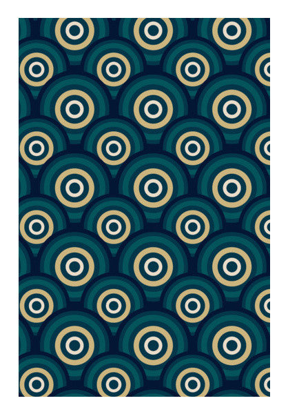 Dark Circles Seamless Pattern  Art PosterGully Specials