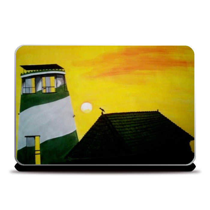 Laptop Skins, somewhere in kerala painting Laptop Skins