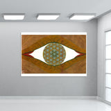 The Flower of Life within the Third Eye Wall Art