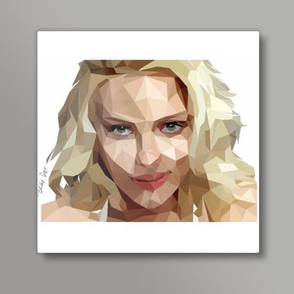 Scarlett Johansson Polygon Artwork