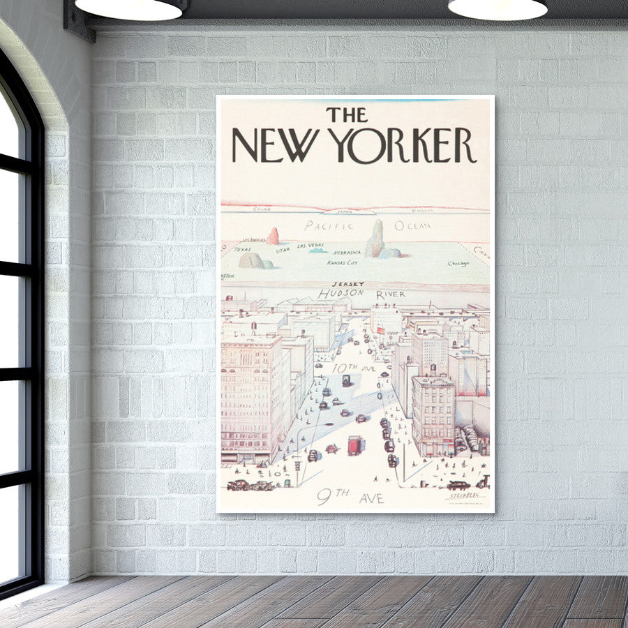 Vintage New Yorker Famous Cover Poster Wall Art