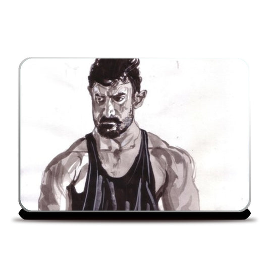 Aamir Khan is a spirited fighter Laptop Skins