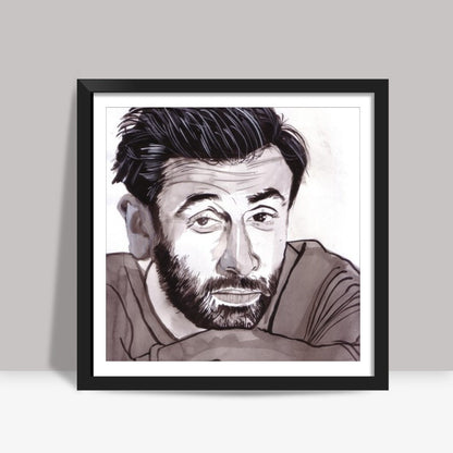 Ranbir Kapoor has the right attitude to make it big Square Art Prints