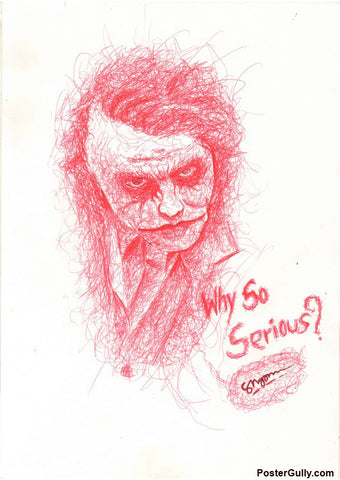 Wall Art, Joker So Serious Artwork
