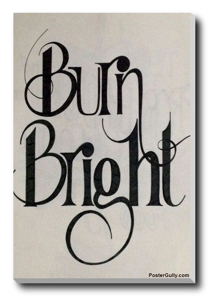 Brand New Designs, Burn Bright Artwork
