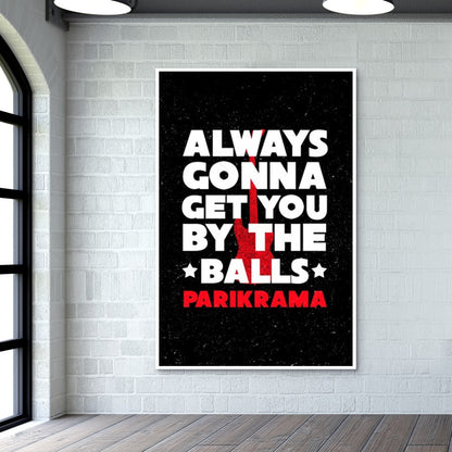 By The Balls Wall Art