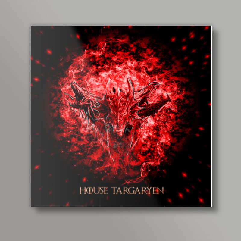 House Targaryen Square Art Prints