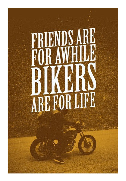 Wall Art, Bikers For Life Wall Art