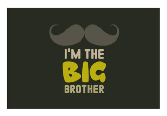 PosterGully Specials, Im The Big Brother Typography Wall Art