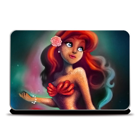 Laptop Skins, Mermaid princess ariel Laptop Skins