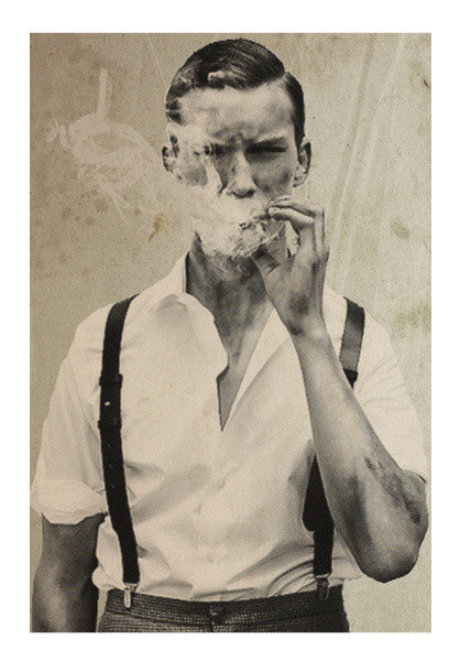 Vinatge Gent Smoking Wall Art