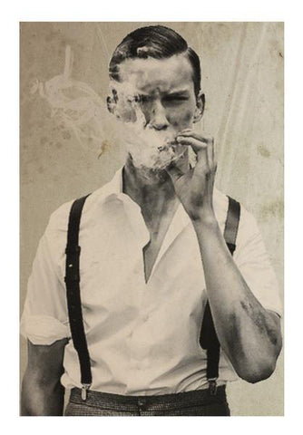 PosterGully Specials, Vinatge Gent Smoking Wall Art