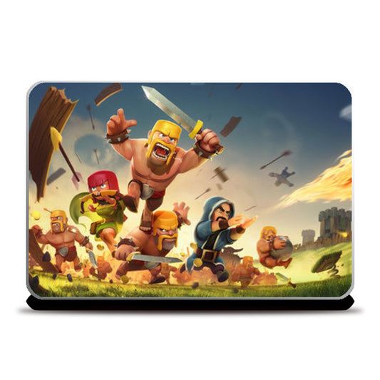 clash of clans poster Laptop Skins