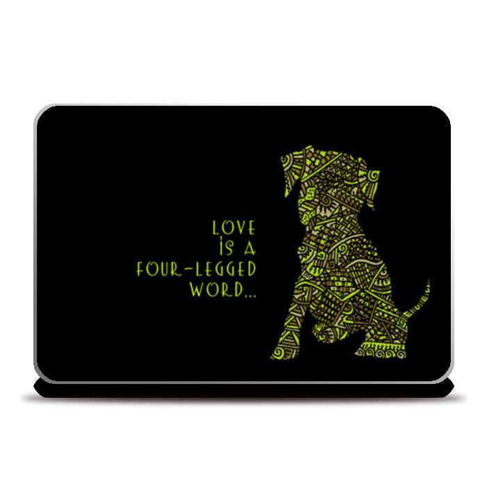 Laptop Skins, Doggy Love Zenscrawl Laptop Skins