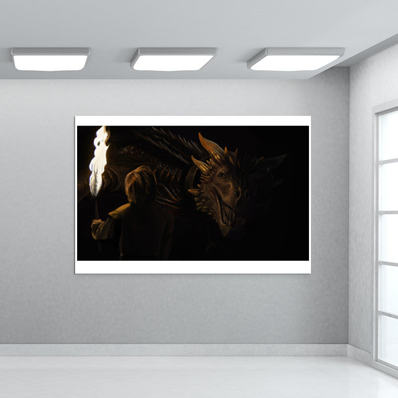 Tyrion Trains a Dragon Wall Art