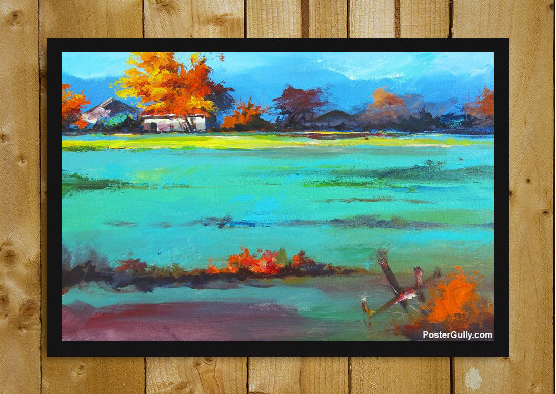 Wall Art, Lake Painting Artwork