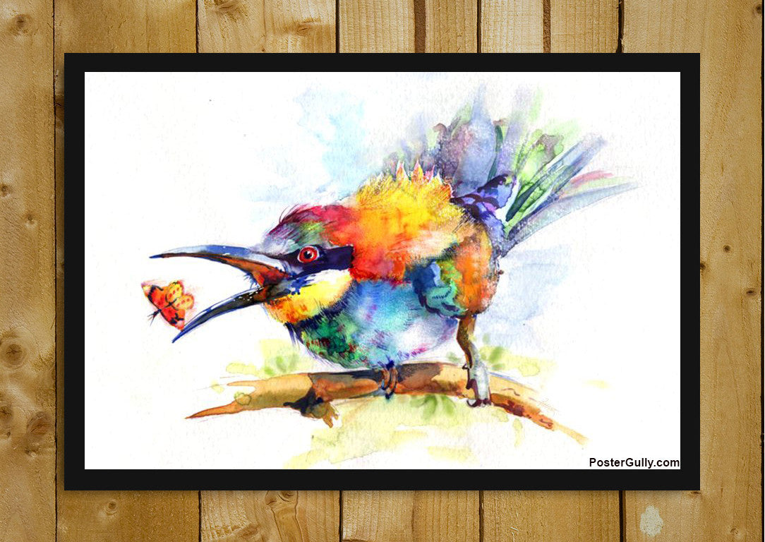 Wall Art, Bird Painting Artwork