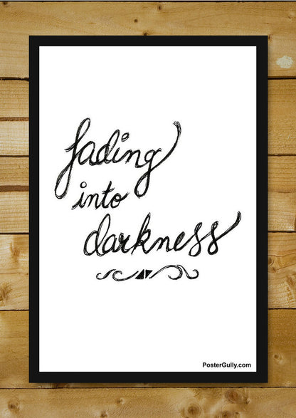 Brand New Designs, Fading Into Darkness Artwork