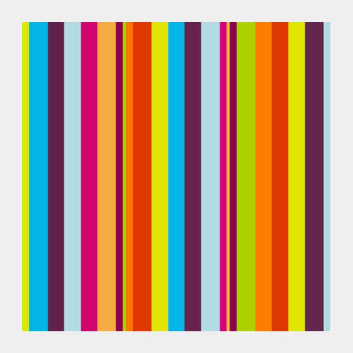 PosterGully Specials, Vibrant Stripes Square Art Prints