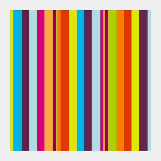 PosterGully Specials, Vibrant Stripes Square Art Prints