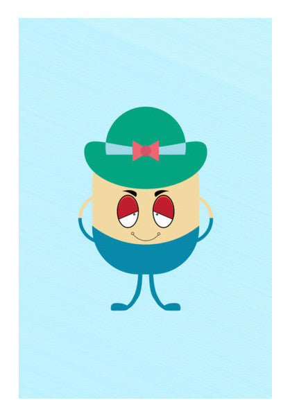 Stylish & Cool Man In Cartoon Art PosterGully Specials