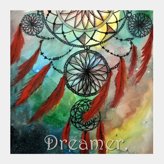 Square Art Prints, Dreamer Square Art Prints