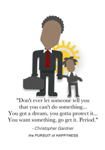 PosterGully Specials, The Pursuit of Happyness | Will Smith | Inspirational Quotes Wall Art