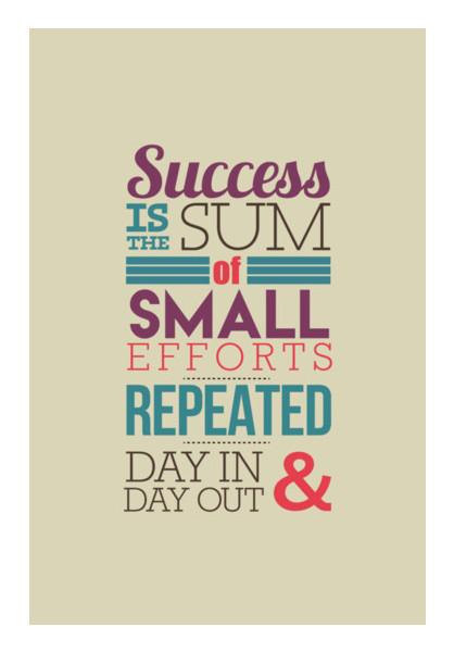 PosterGully Specials, Success Typography Wall Art