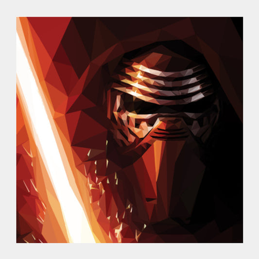 Square Art Prints, Kylo Ren Square Art Prints